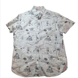 Denim & Flower Ricky Singh Hawaiian Tiki Shirt | Slim Fit | Men’s M